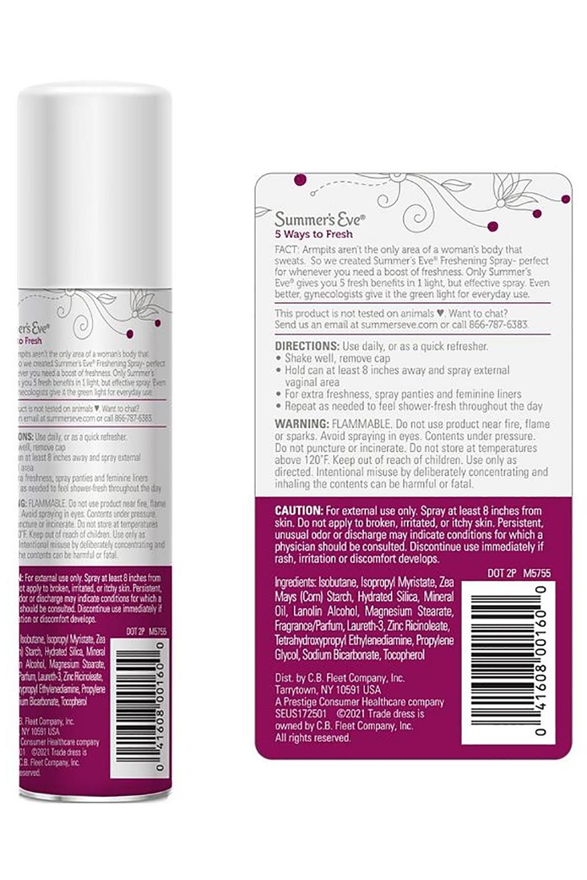 Summer's Eve Amber Night Özel Bölge Deodorant 56.7GR