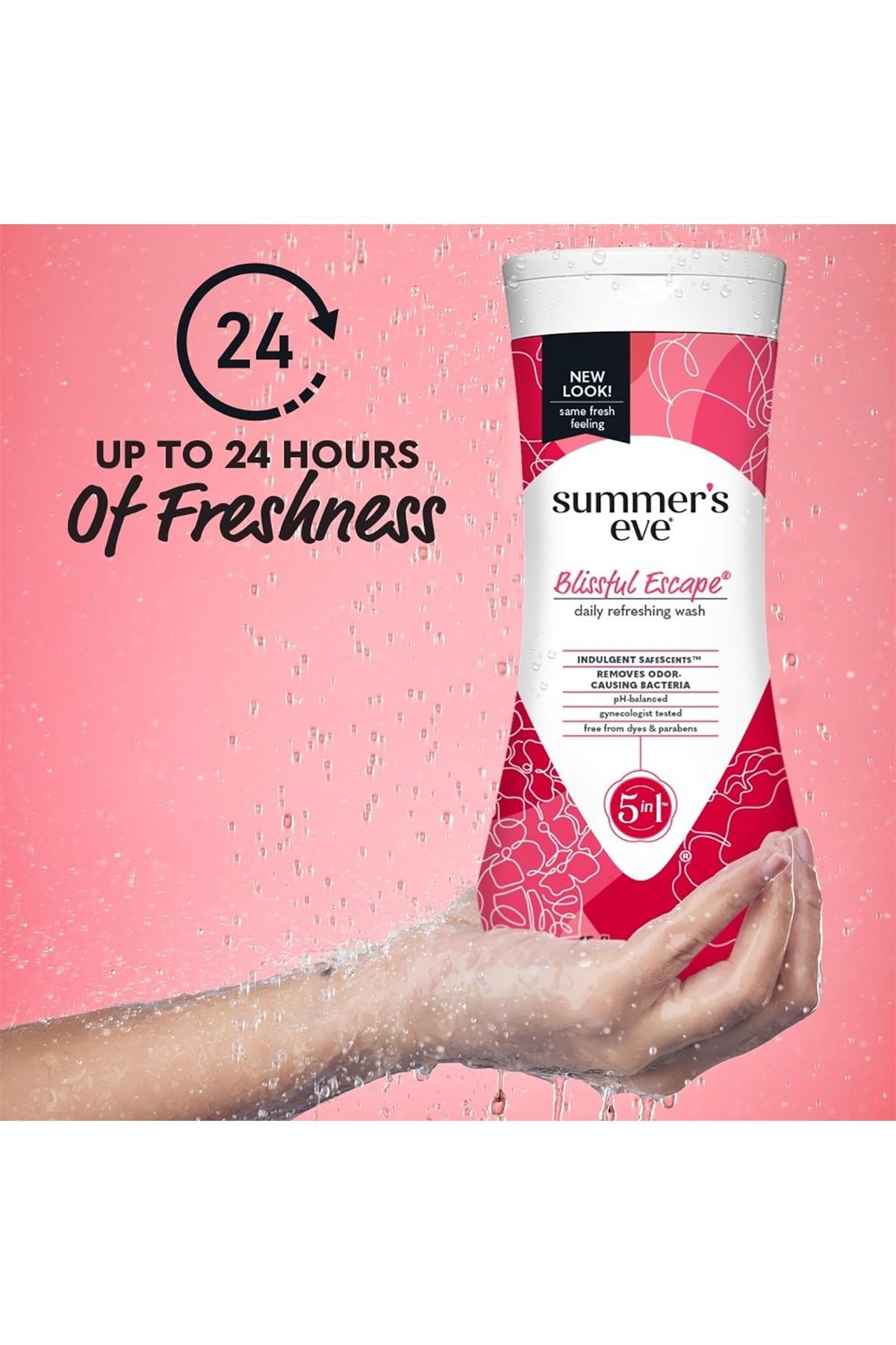 Summer's Eve Blissful Escape Özel Bölge İntim Yıkama Jeli 444ML