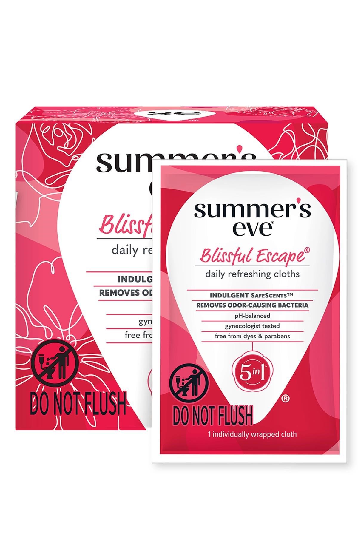 Summers Eve Blissful Escape Özel Bölge Temizlik Mendili 16 Adet