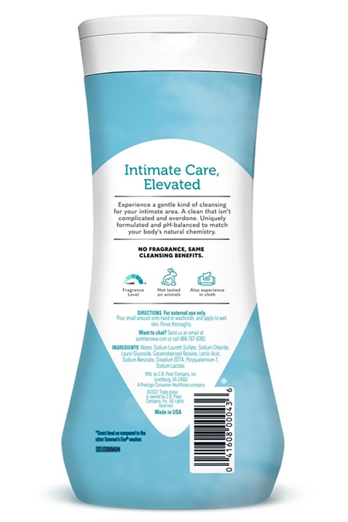 Summer's Eve Fragrance Free Özel Bölge İntim Yıkama Jeli 444ML