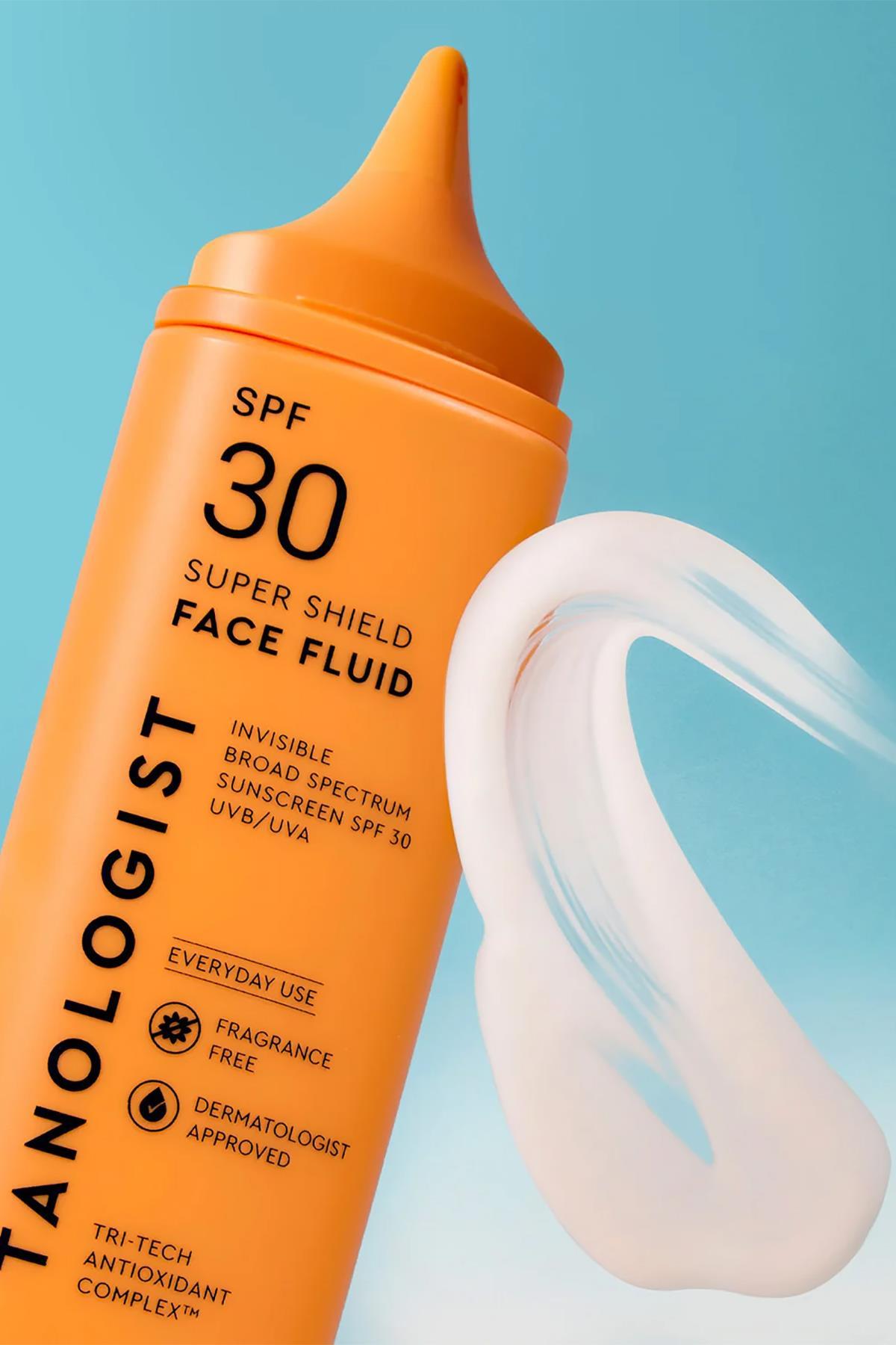Tanologist Super Shield Face Fluid SPF30 Güneş Koruyucu Yüz Losyonu 50ML