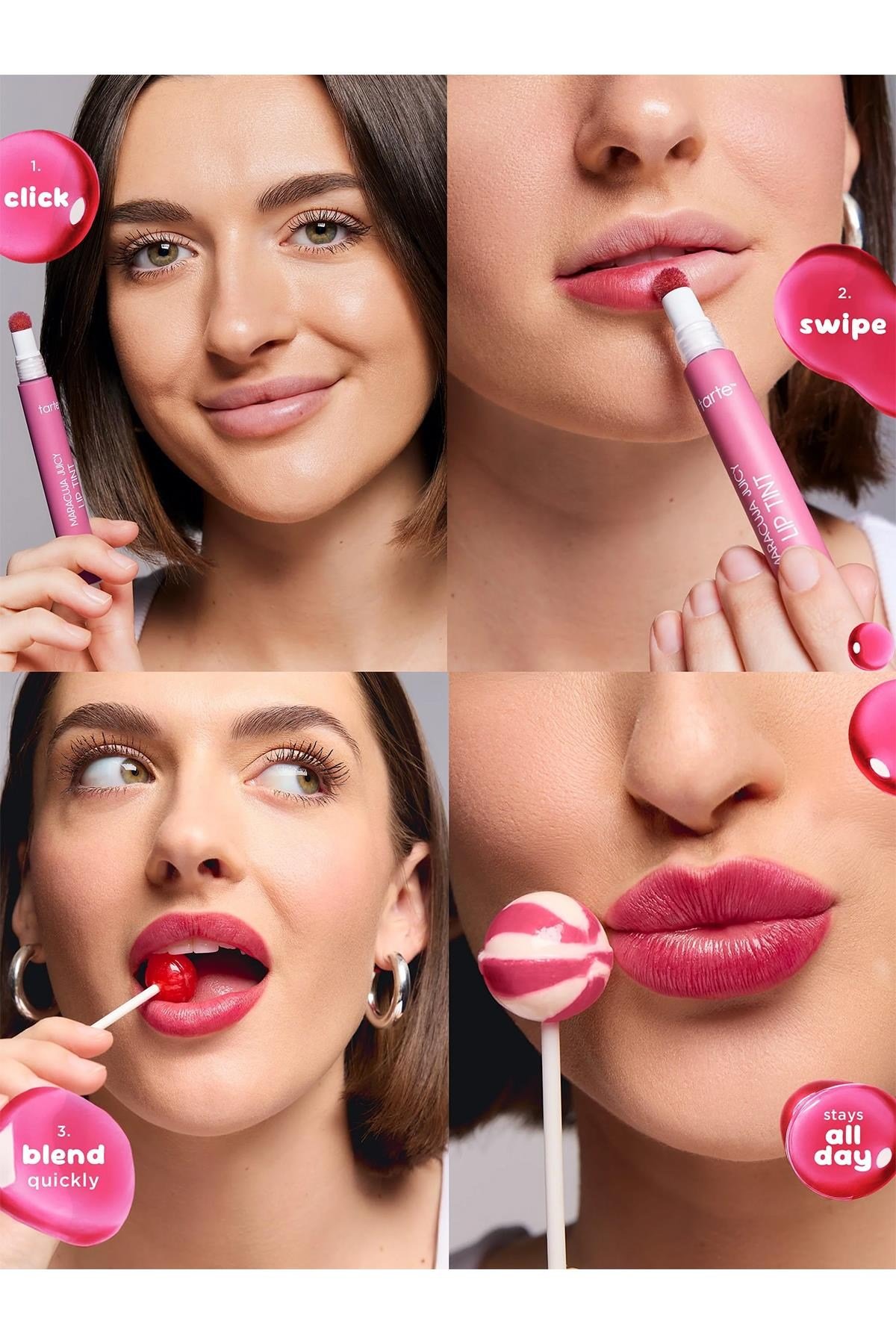 Tarte Maracuja Juicy Sünger Uçlu Dudak Renklendirici Lolli 2.6ML