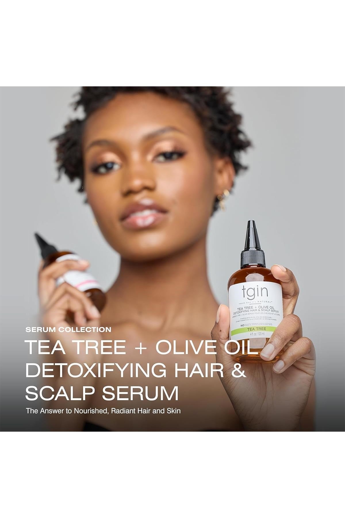 tgin Tea Tree + Olive Oil Arındırıcı Saç ve Saç Derisi Serumu 120ML
