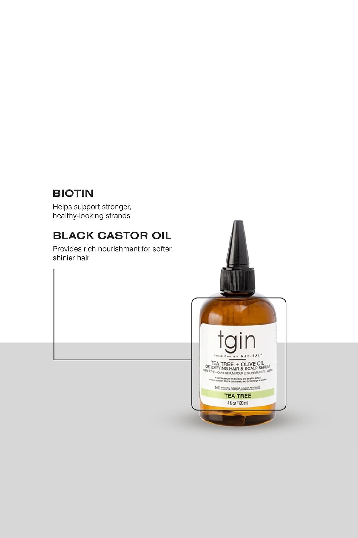 tgin Tea Tree + Olive Oil Arındırıcı Saç ve Saç Derisi Serumu 120ML