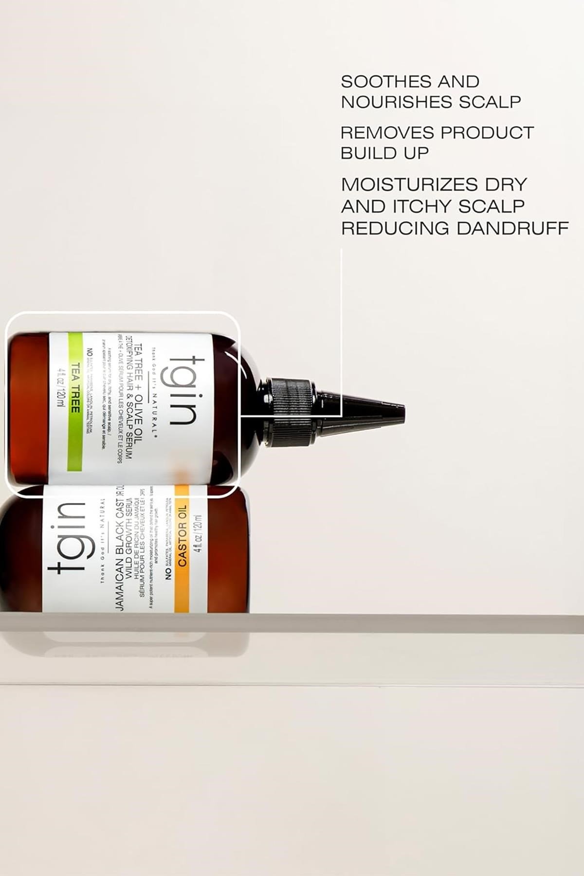 tgin Tea Tree + Olive Oil Arındırıcı Saç ve Saç Derisi Serumu 120ML