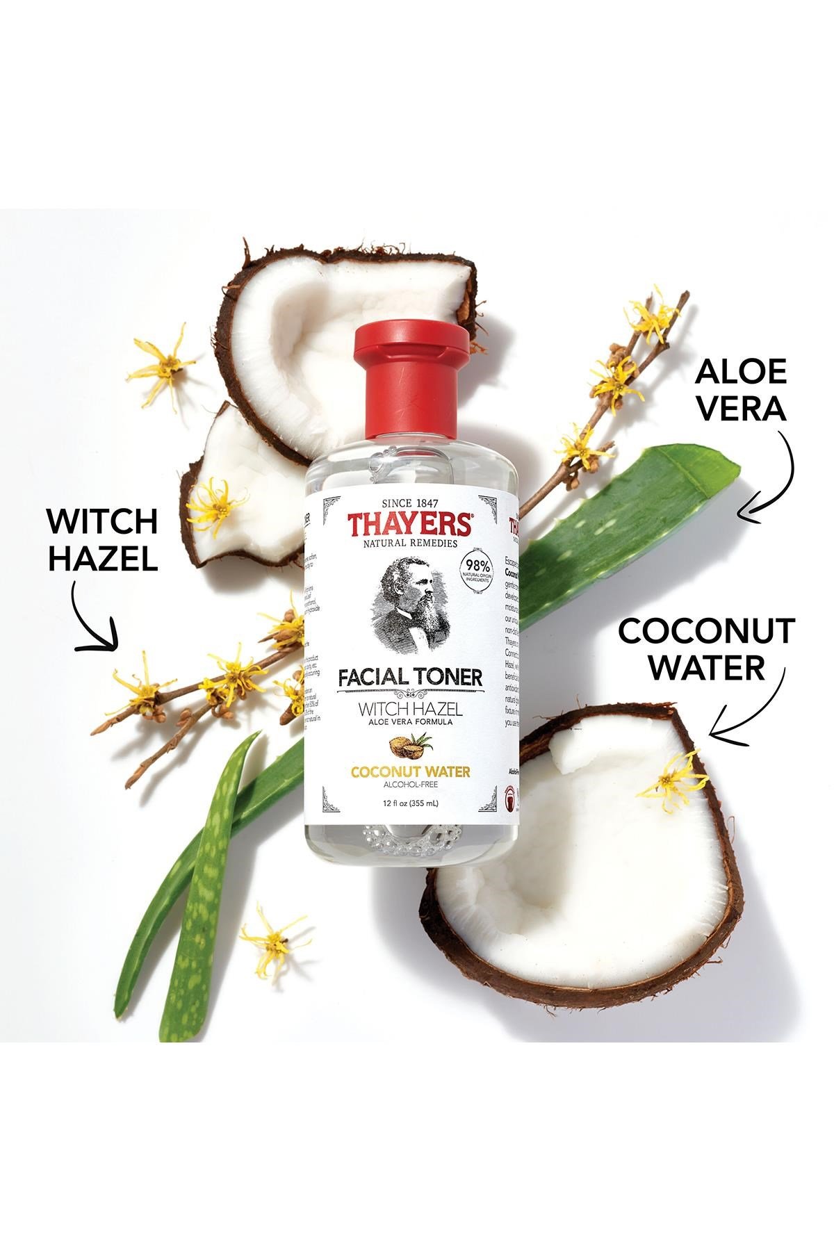 Thayers Cadı Fındığı ve Hindistan Cevizi Suyu Yüz Toniği 355ML