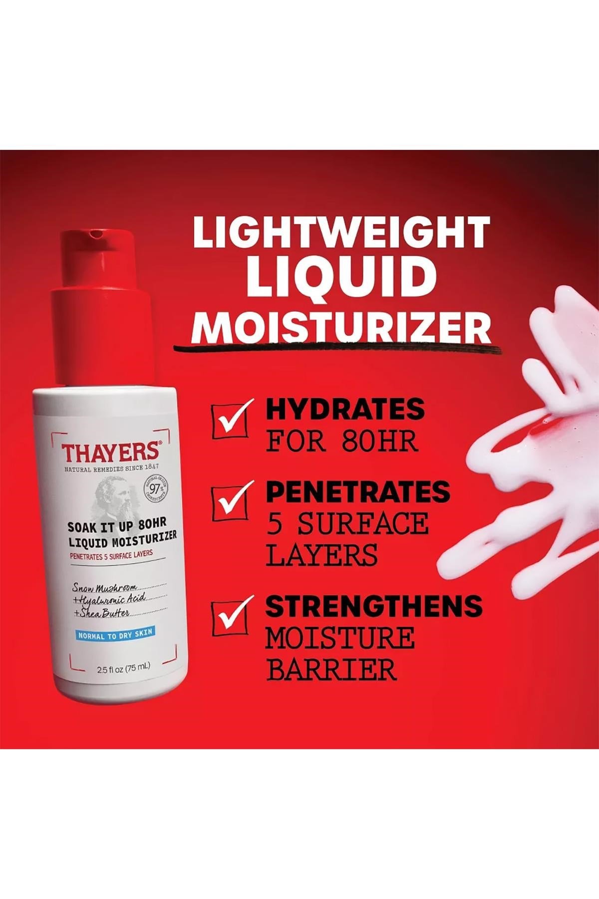Thayers Soak It Up 80HR Sıvı Nemlendirici 75ML