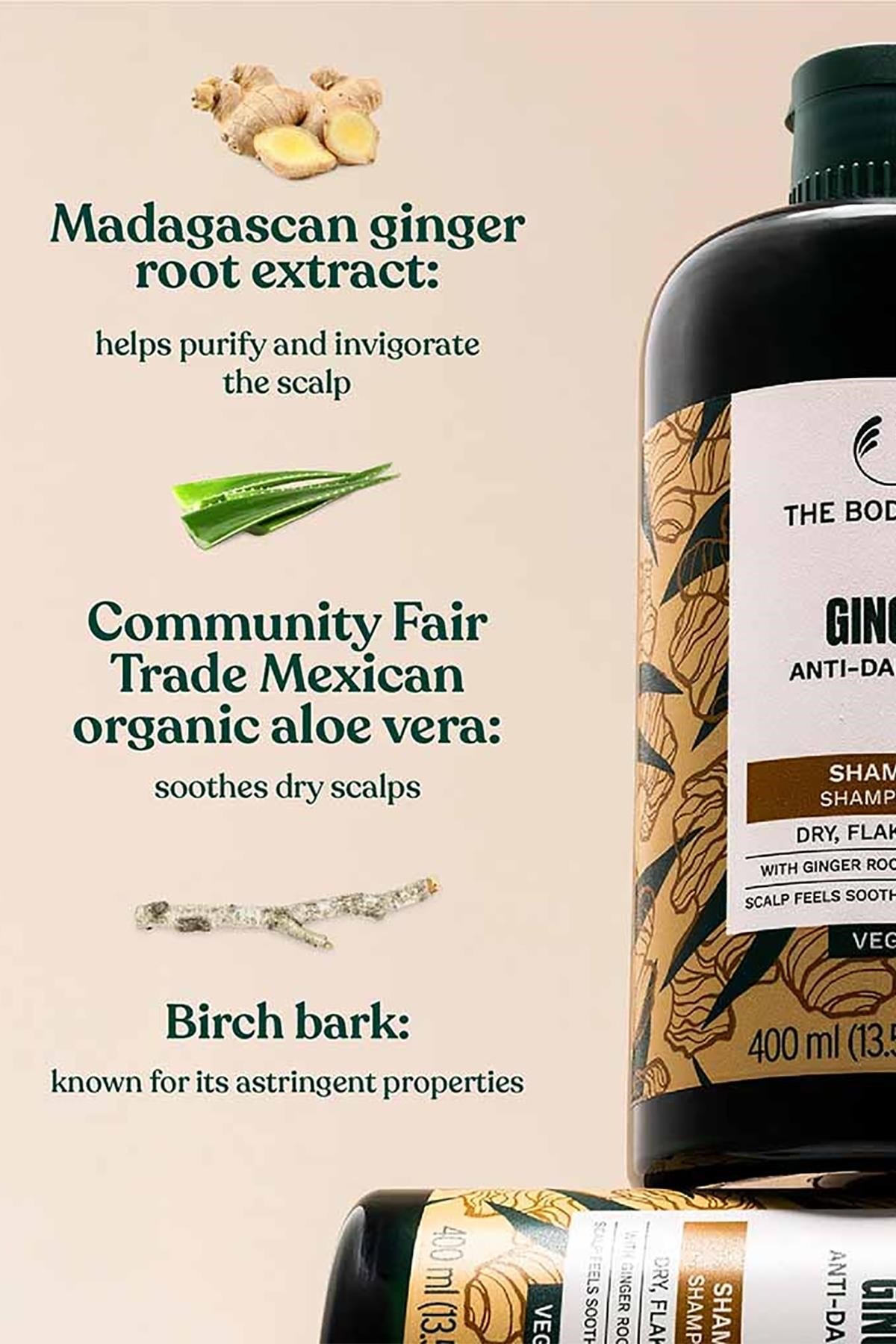 The Body Shop Zencefil Özlü Kepek Karşıtı Şampuan 400ML