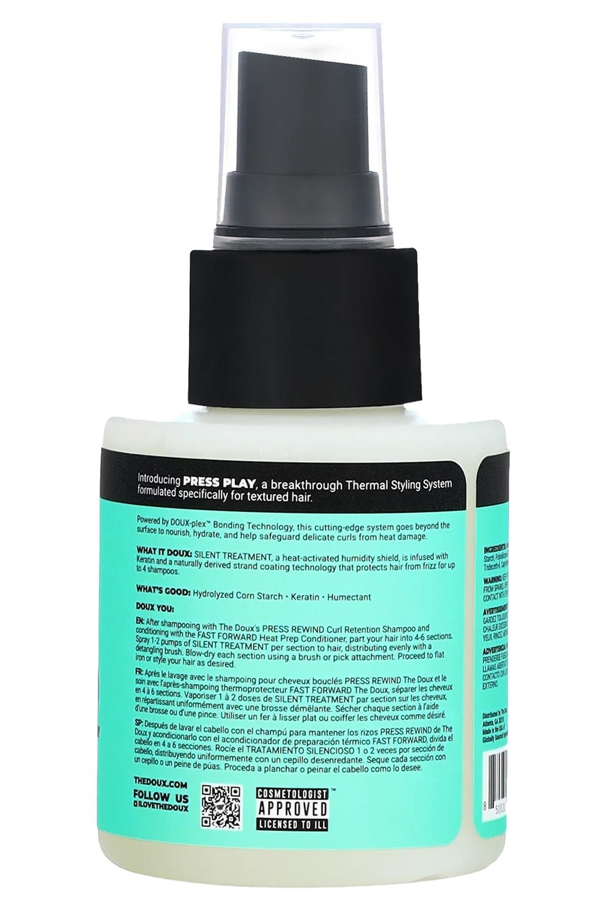 The Doux Silent Treatment 30-Day Nem Kalkanı Saç Spreyi 59ML