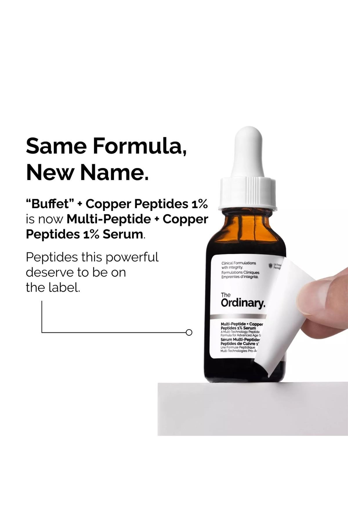 The Ordinary Multi-Peptide + Copper Peptides 1% Serum 30ML