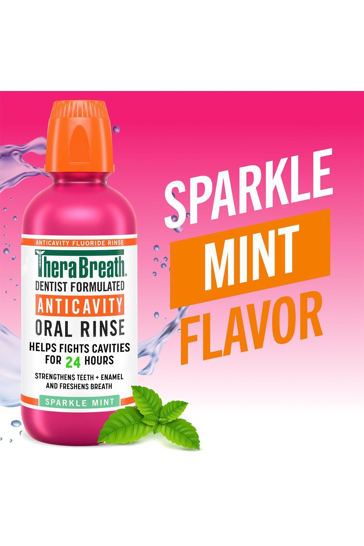 Thera Breath Anticavity Sparkle Mint Ağız Çalkalama Suyu 473ML