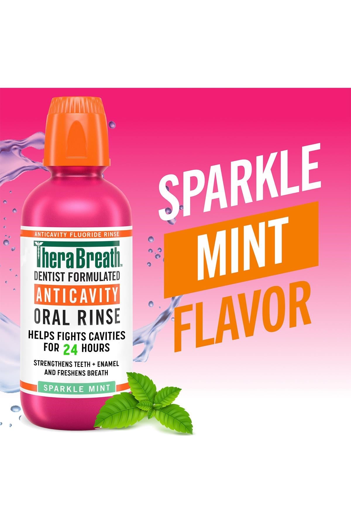 Thera Breath Anticavity Sparkle Mint Ağız Çalkalama Suyu 473ML