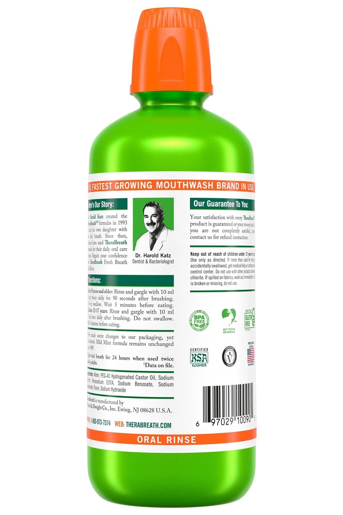Thera Breath Fresh Breath Mild Mint Ağız Çalkalama Suyu 1LT