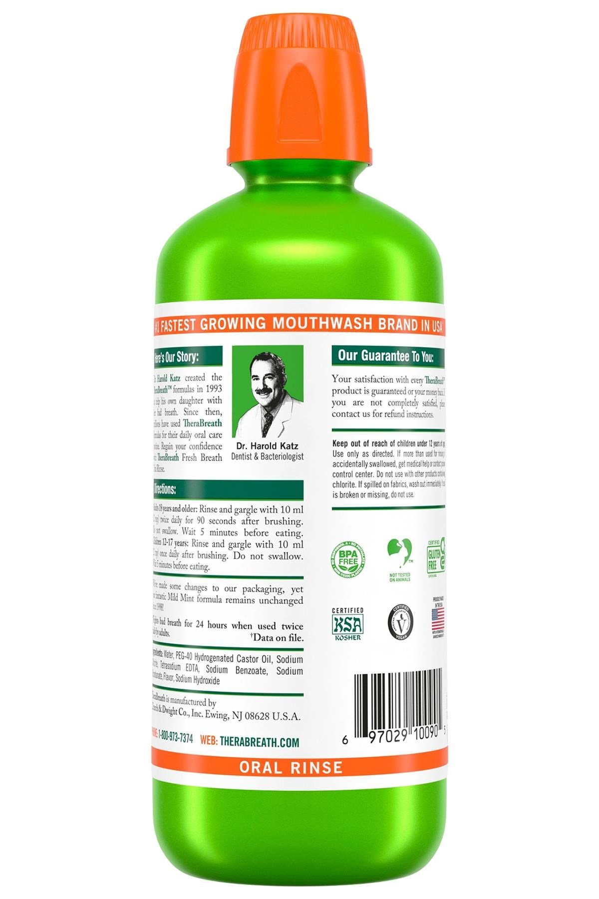 Thera Breath Fresh Breath Mild Mint Ağız Çalkalama Suyu 1LT