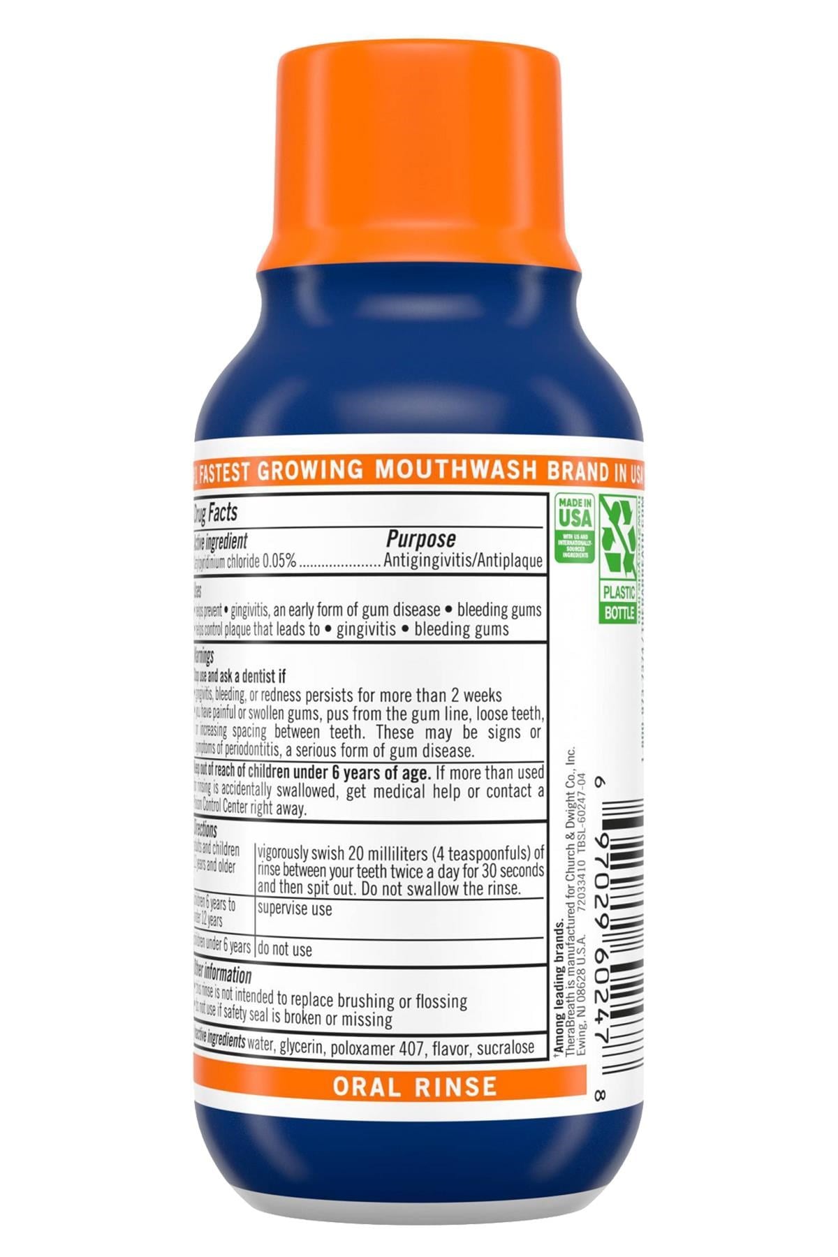 Thera Breath Healthy Gums Clean Mint Ağız Çalkalama Suyu 88.7ML