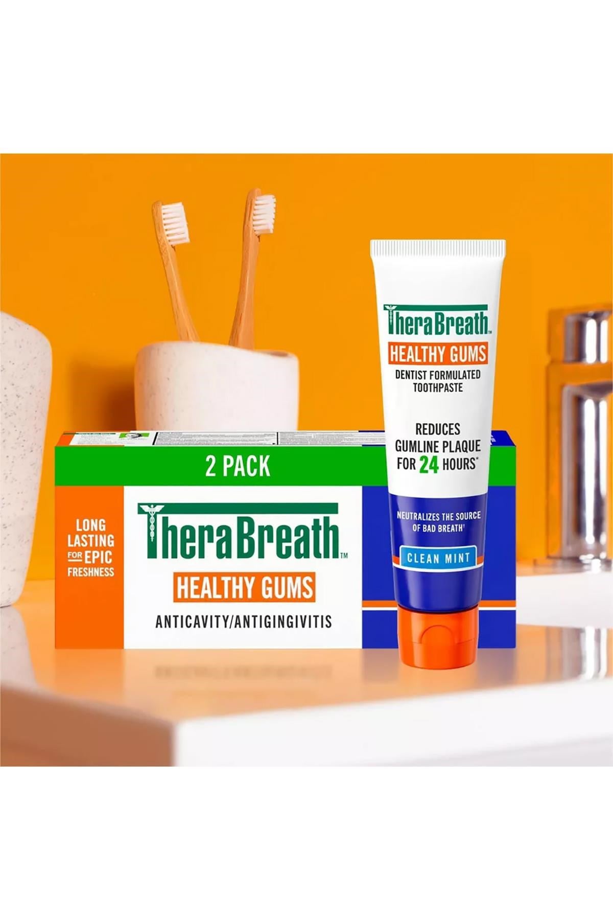 Thera Breath Healthy Gums Clean Mint Diş Macunu 2’li Paket 2x113GR