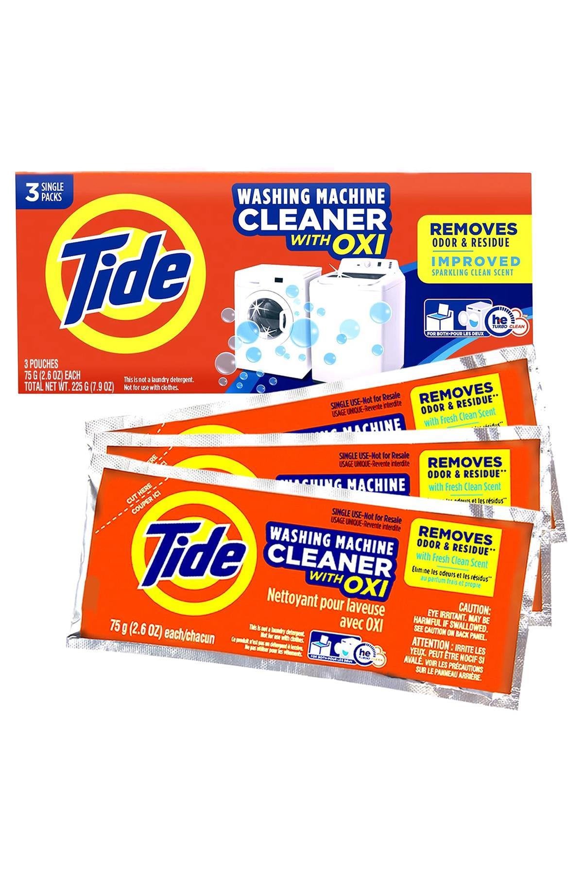 Tide Çamaşır Makinesi Temizleyici 3 Kullanım