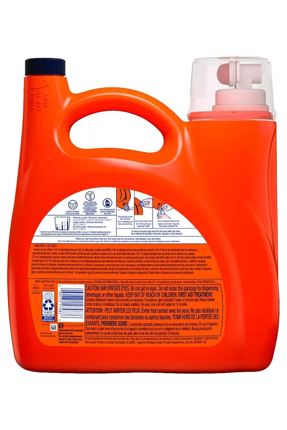 Tide Ultra Downy Sıvı Çamaşır Deterjanı 94 Yıkama 3.9LT