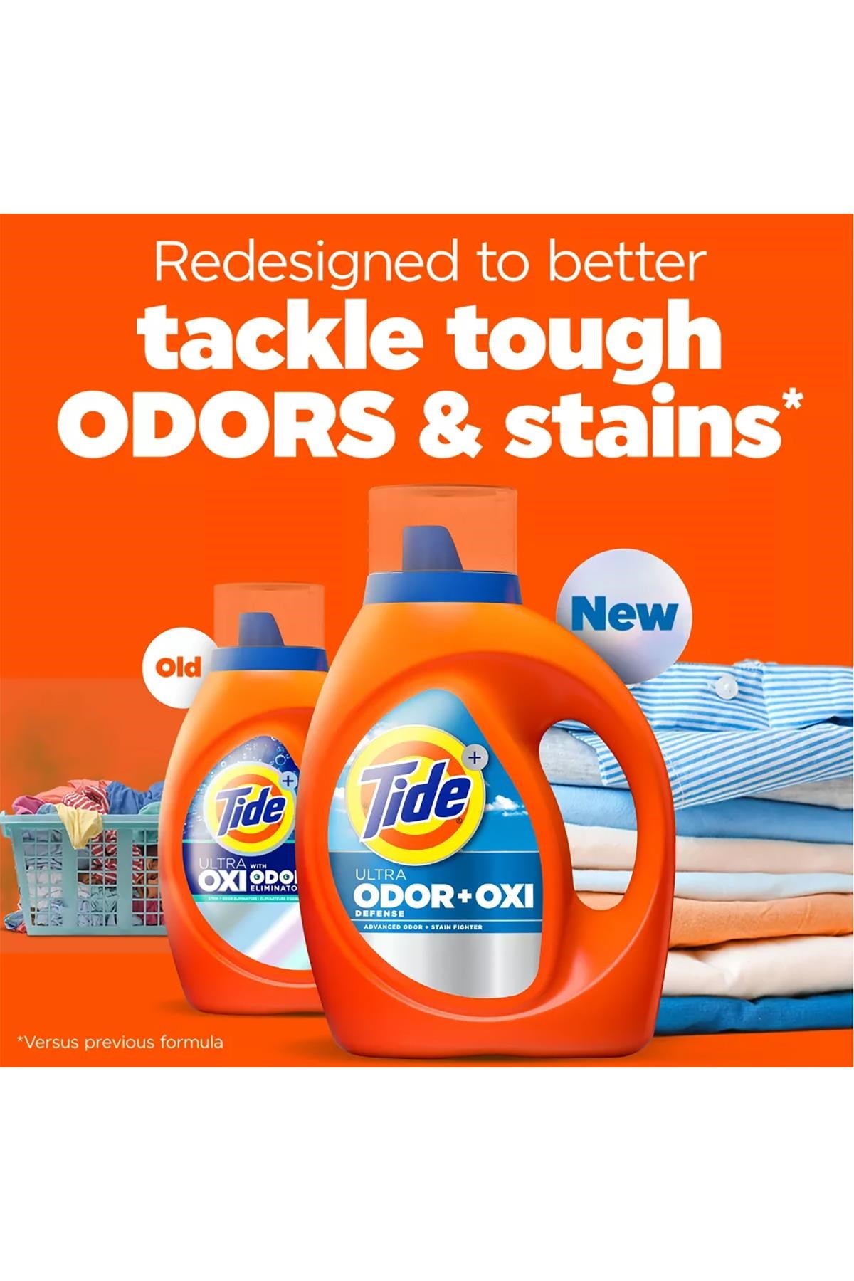 Tide Ultra Odor+Oxi Sıvı Çamaşır Deterjanı 94 Yıkama 3.9LT