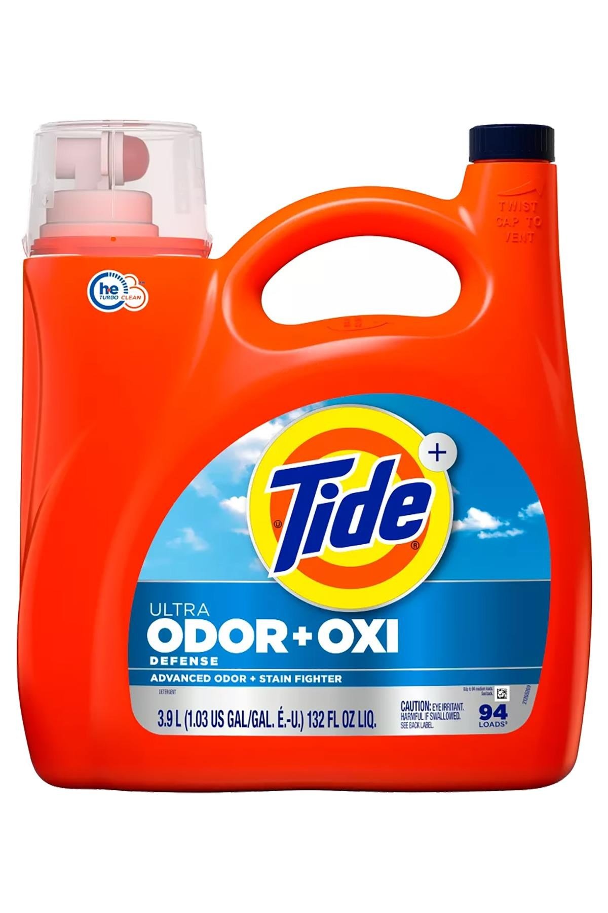 Tide Ultra Odor+Oxi Sıvı Çamaşır Deterjanı 94 Yıkama 3.9LT
