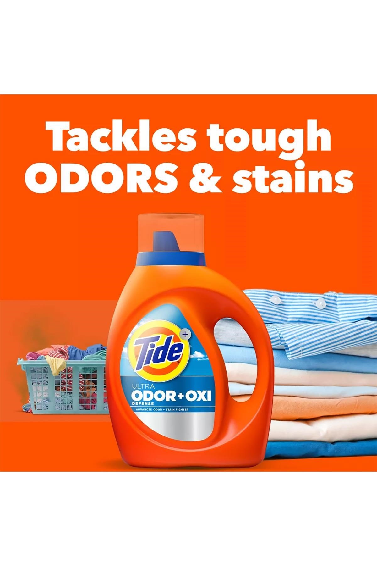 Tide Ultra Odor+Oxi Sıvı Çamaşır Deterjanı 94 Yıkama 3.9LT