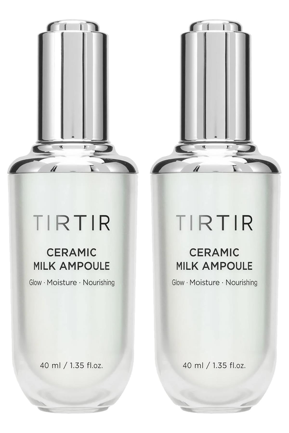 Tırtır Ceramic Milk Ampoule Yoğun Nemlendirici Yüz Serumu Seti 2x40ML