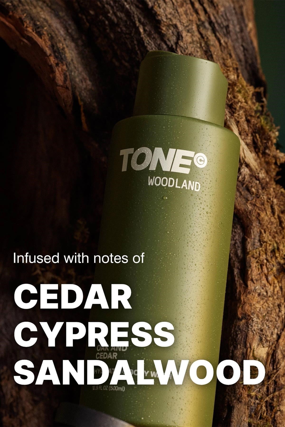 Tone Woodland Oak and Cedar Nemlendirici Duş Jeli 500ML