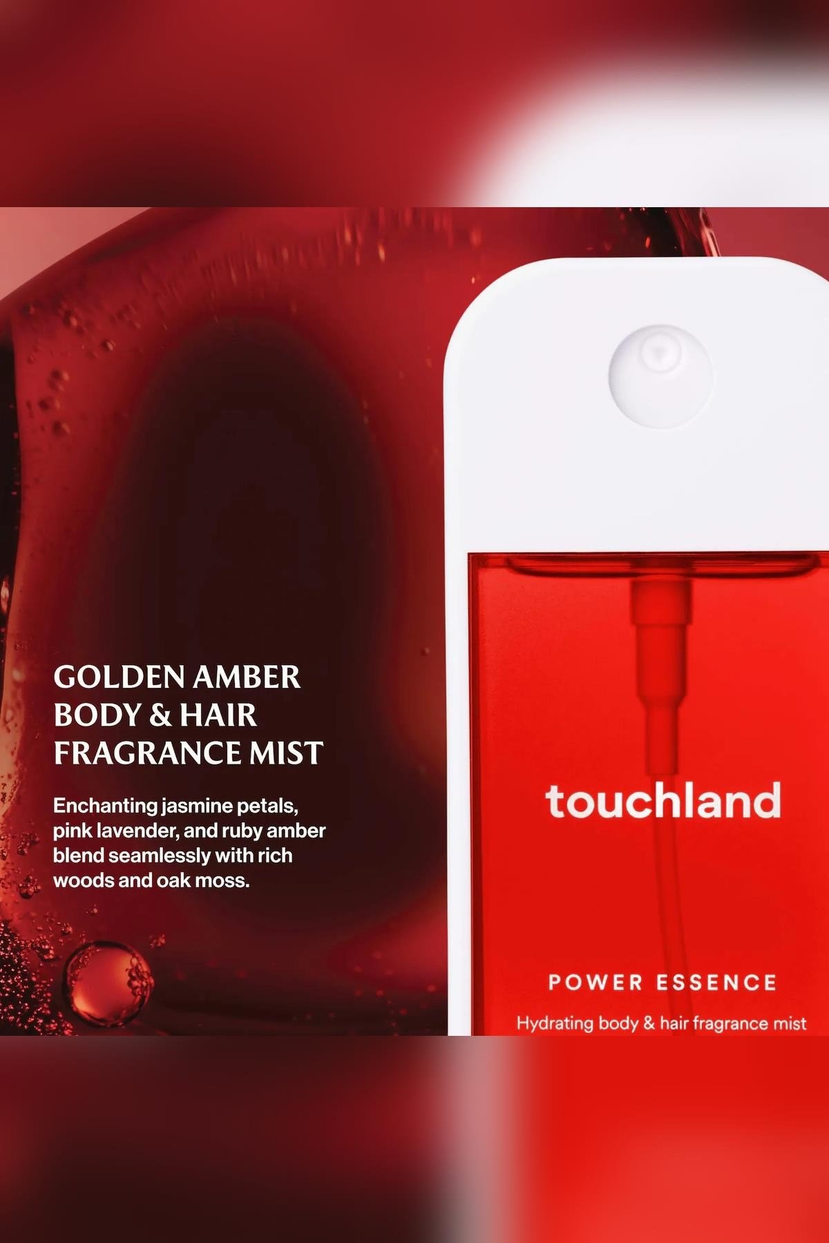 Touchland Golden Amber Kokulu Nemlendirici Vücut ve Saç Spreyi 60ML 