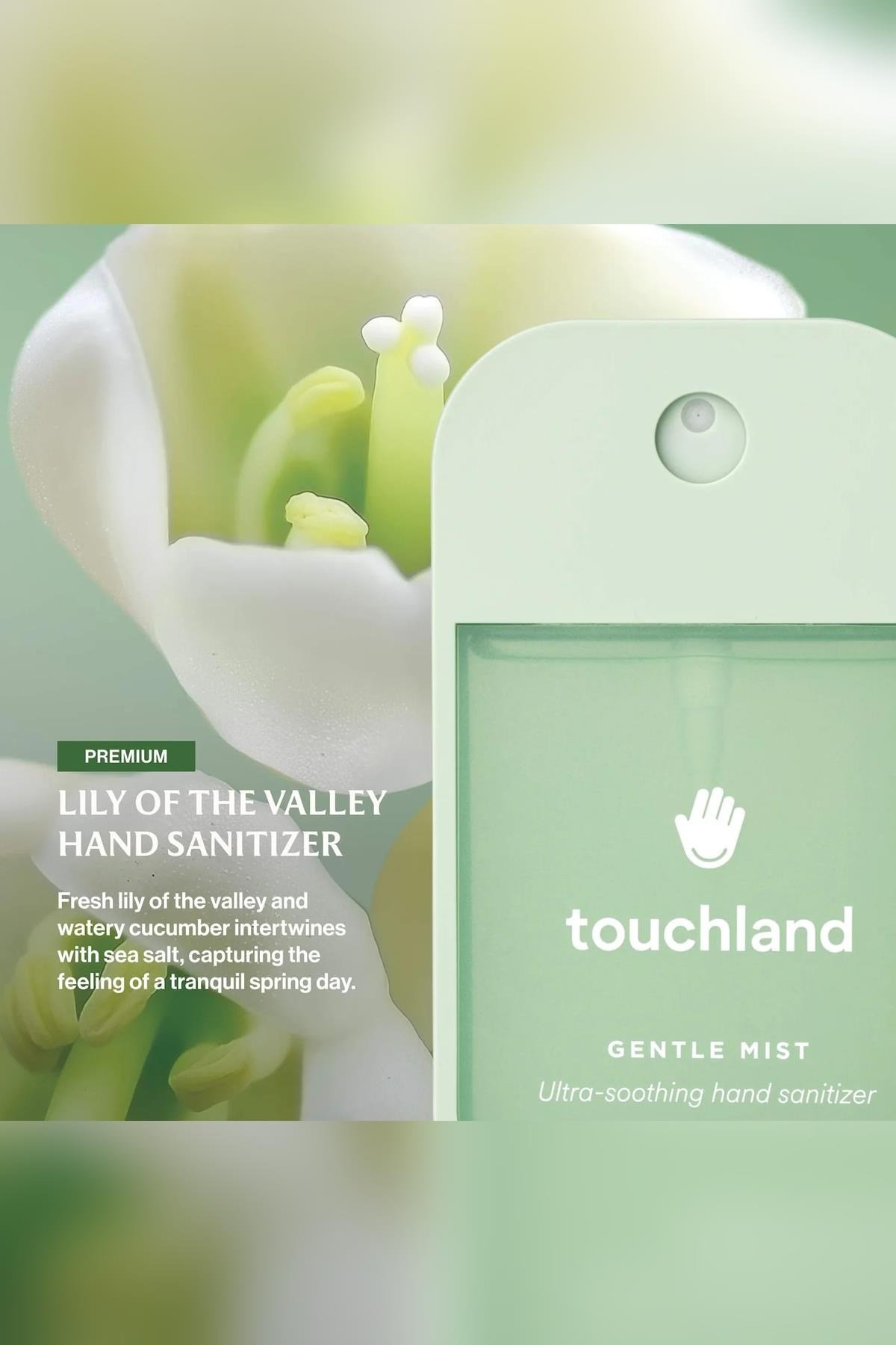 Touchland Lily Of The Valley Nemlendirici ve Kokulu El Temizleme Spreyi 30ML