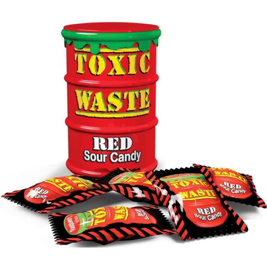 Toxic Waste Red Ekşi Şeker 42GR (Kırmızı)
