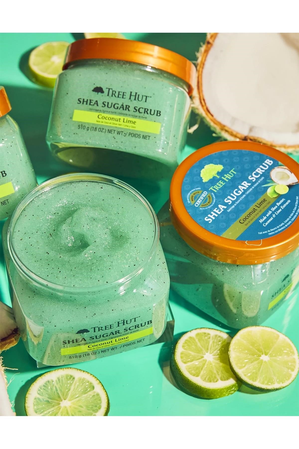 Tree Hut Coconut Lime Shea Sugar Scrub Vücut Peelingi 510GR