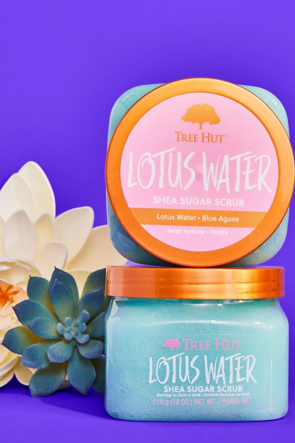 Tree Hut Lotus Water Shea Sugar Scrub Vücut Peelingi 510GR