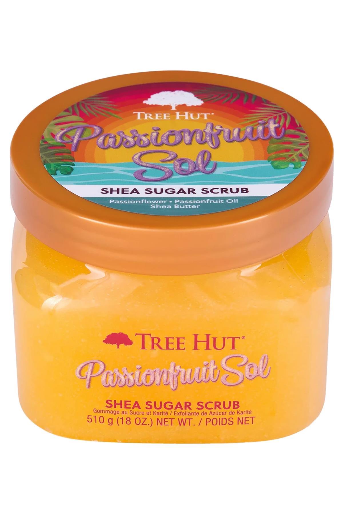 Tree Hut Passionfruit Sol Shea Sugar Scrub Vücut Peelingi 510GR