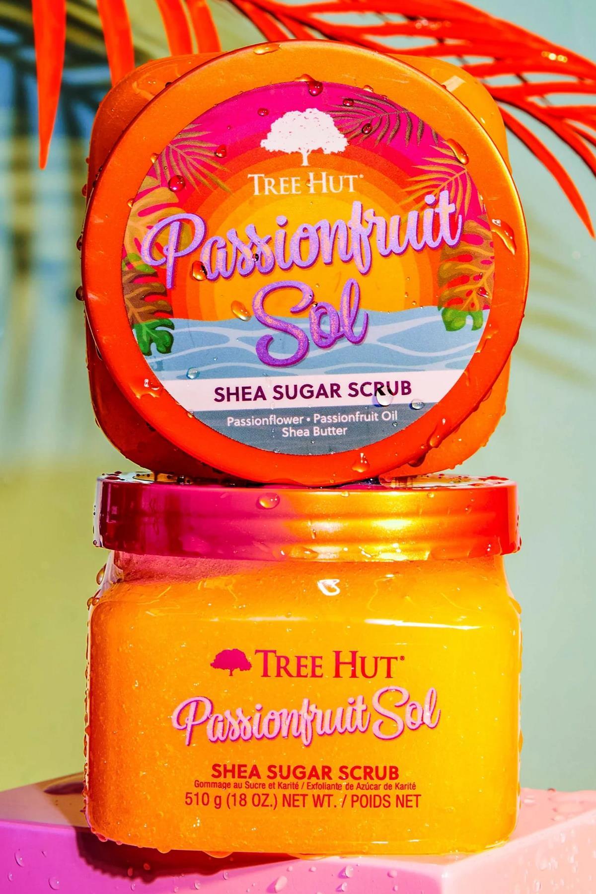 Tree Hut Passionfruit Sol Shea Sugar Scrub Vücut Peelingi 510GR