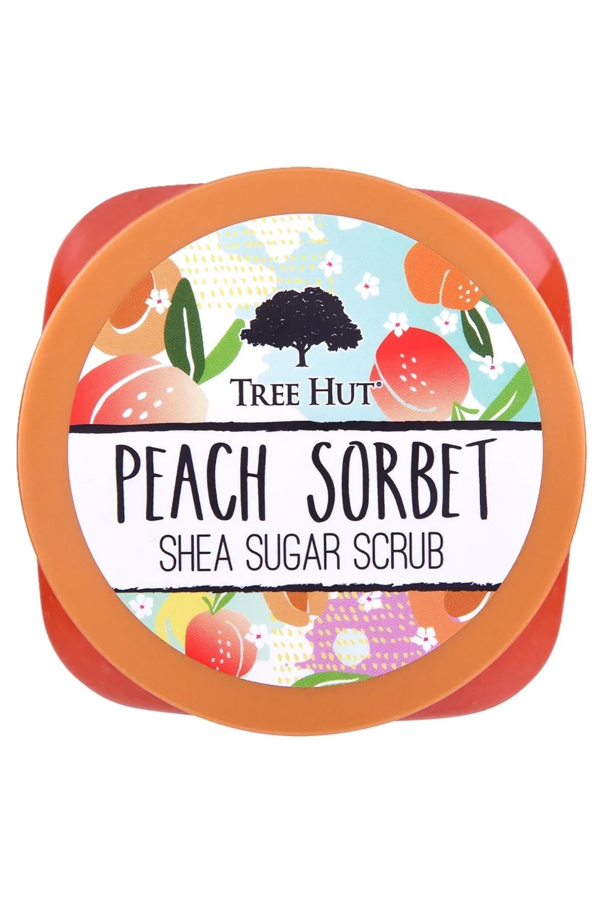 Tree Hut Peach Sorbet Shea Sugar Scrub Vücut Peelingi 510GR