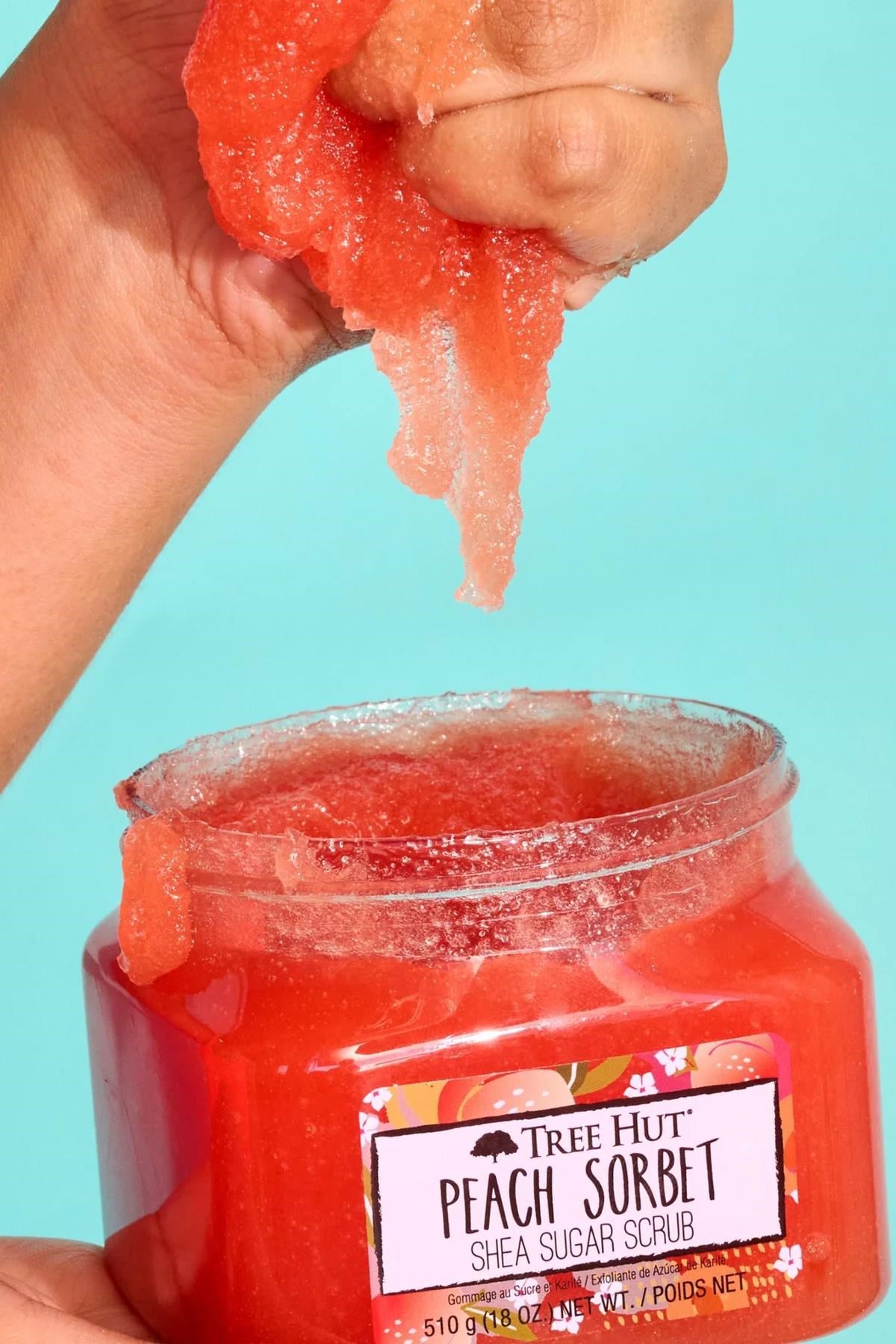 Tree Hut Peach Sorbet Shea Sugar Scrub Vücut Peelingi 510GR