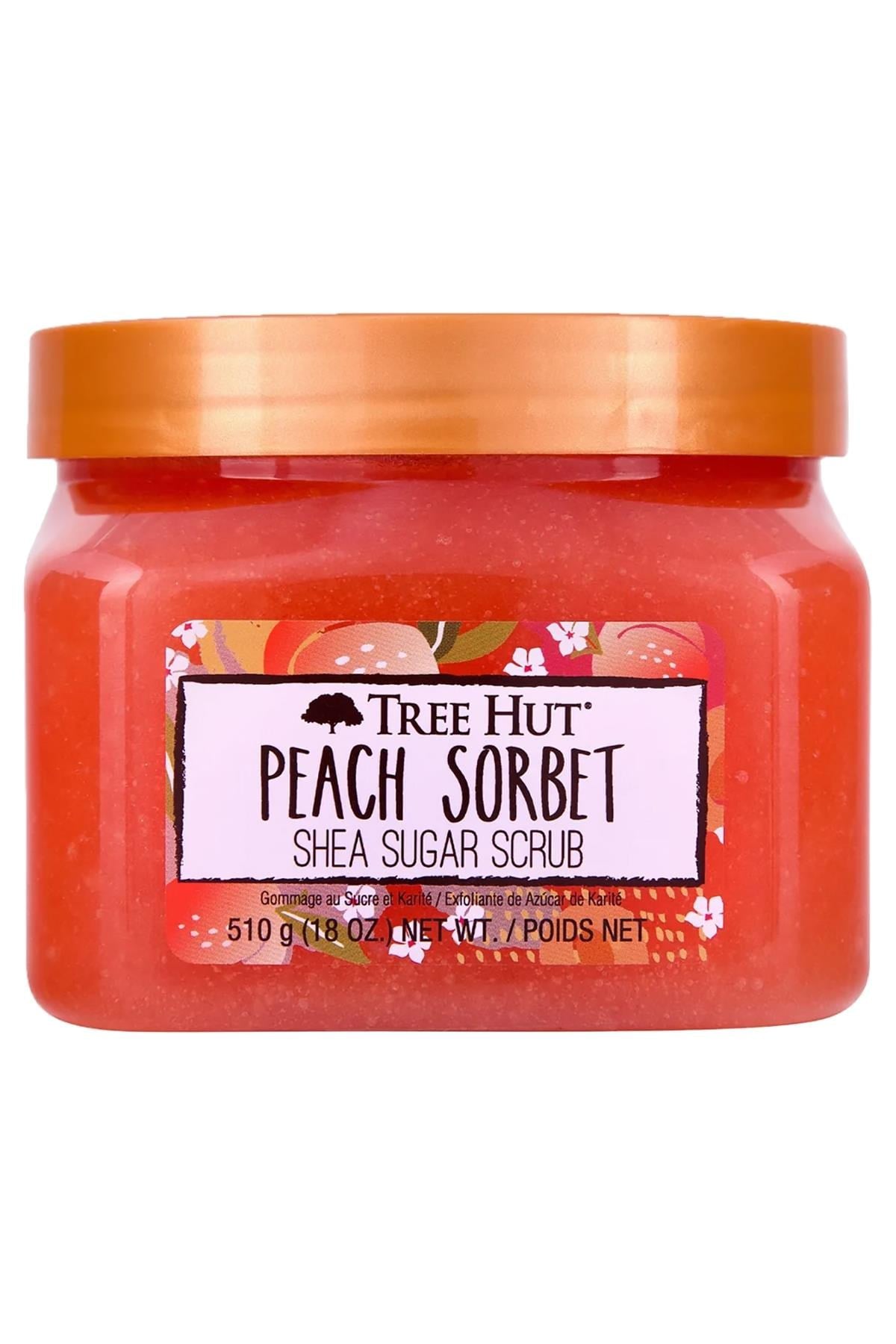 Tree Hut Peach Sorbet Shea Sugar Scrub Vücut Peelingi 510GR