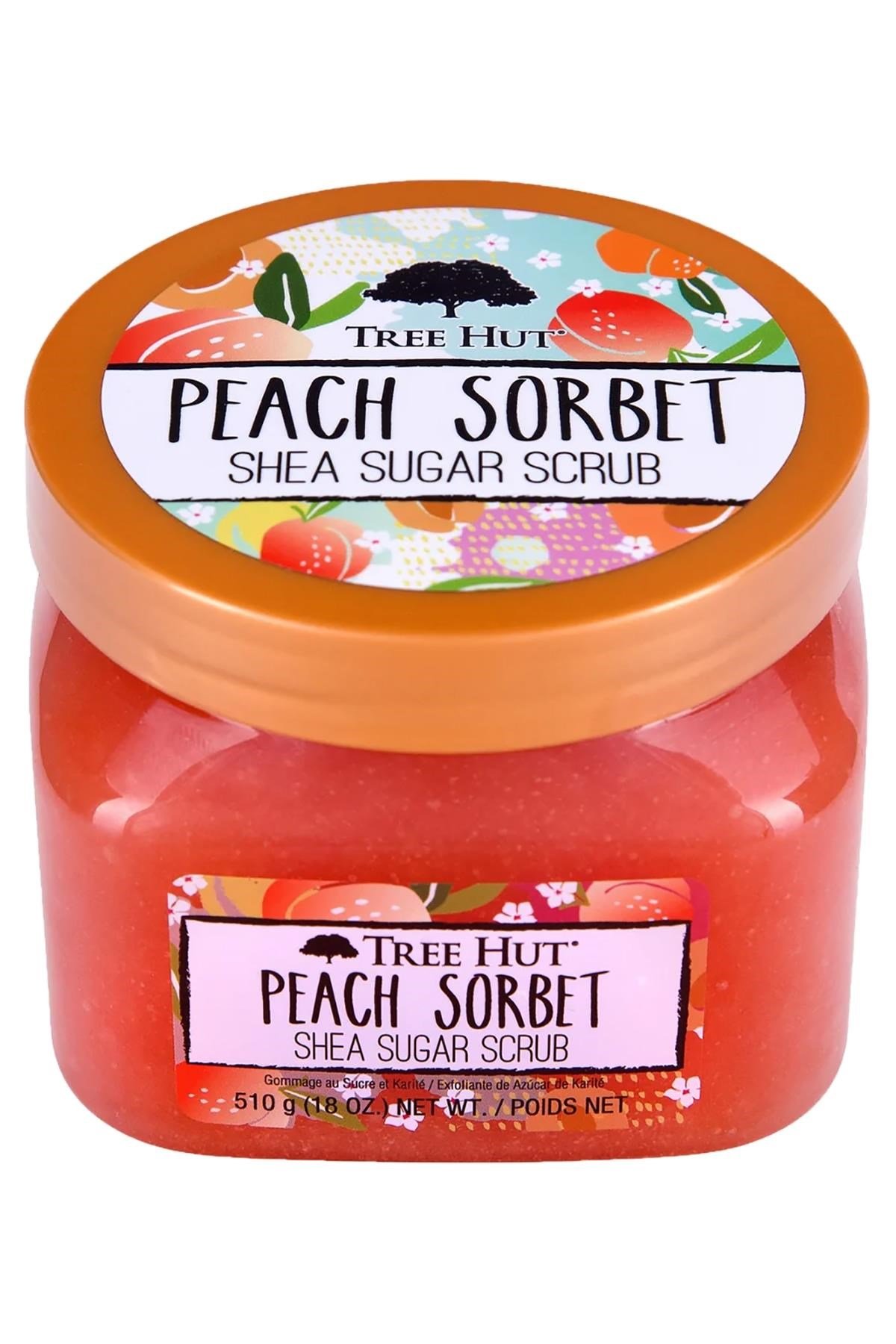 Tree Hut Peach Sorbet Shea Sugar Scrub Vücut Peelingi 510GR