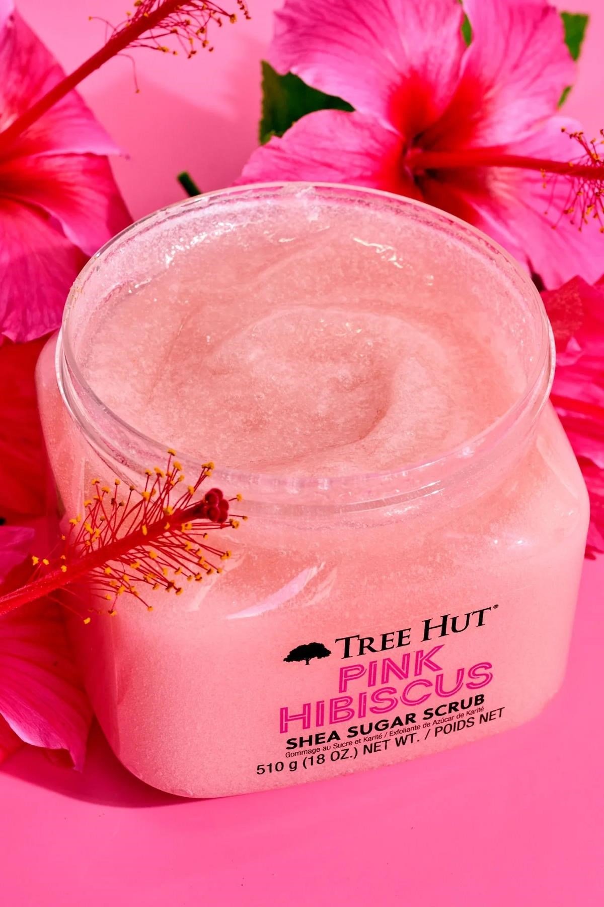 Tree Hut Pink Hibiscus Shea Sugar Scrub Vücut Peelingi 510GR