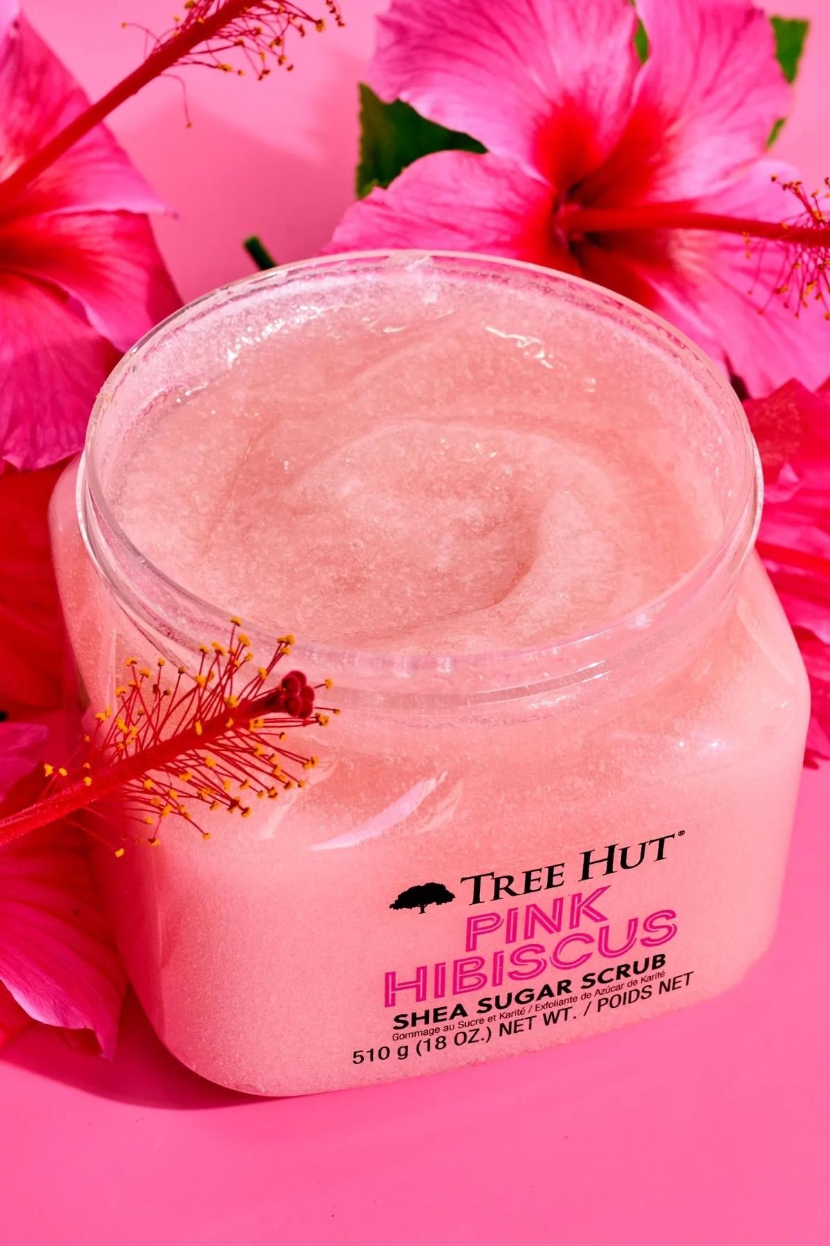 Tree Hut Pink Hibiscus Shea Sugar Scrub Vücut Peelingi 510GR