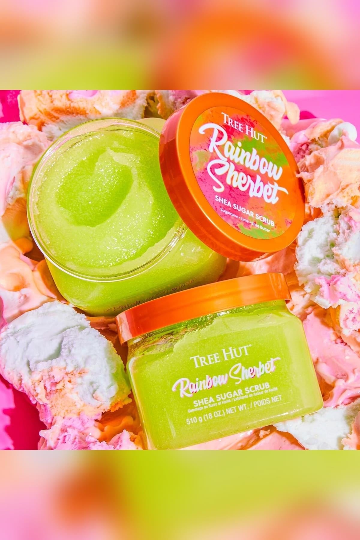 Tree Hut Rainbow Sherbet Shea Sugar Scrub Vücut Peelingi 510GR