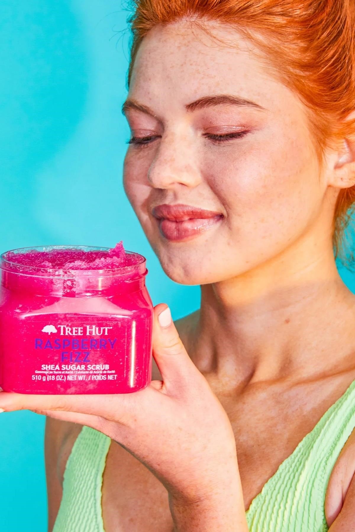 Tree Hut Raspberry Fizz Shea Sugar Scrub Vücut Peelingi 510GR