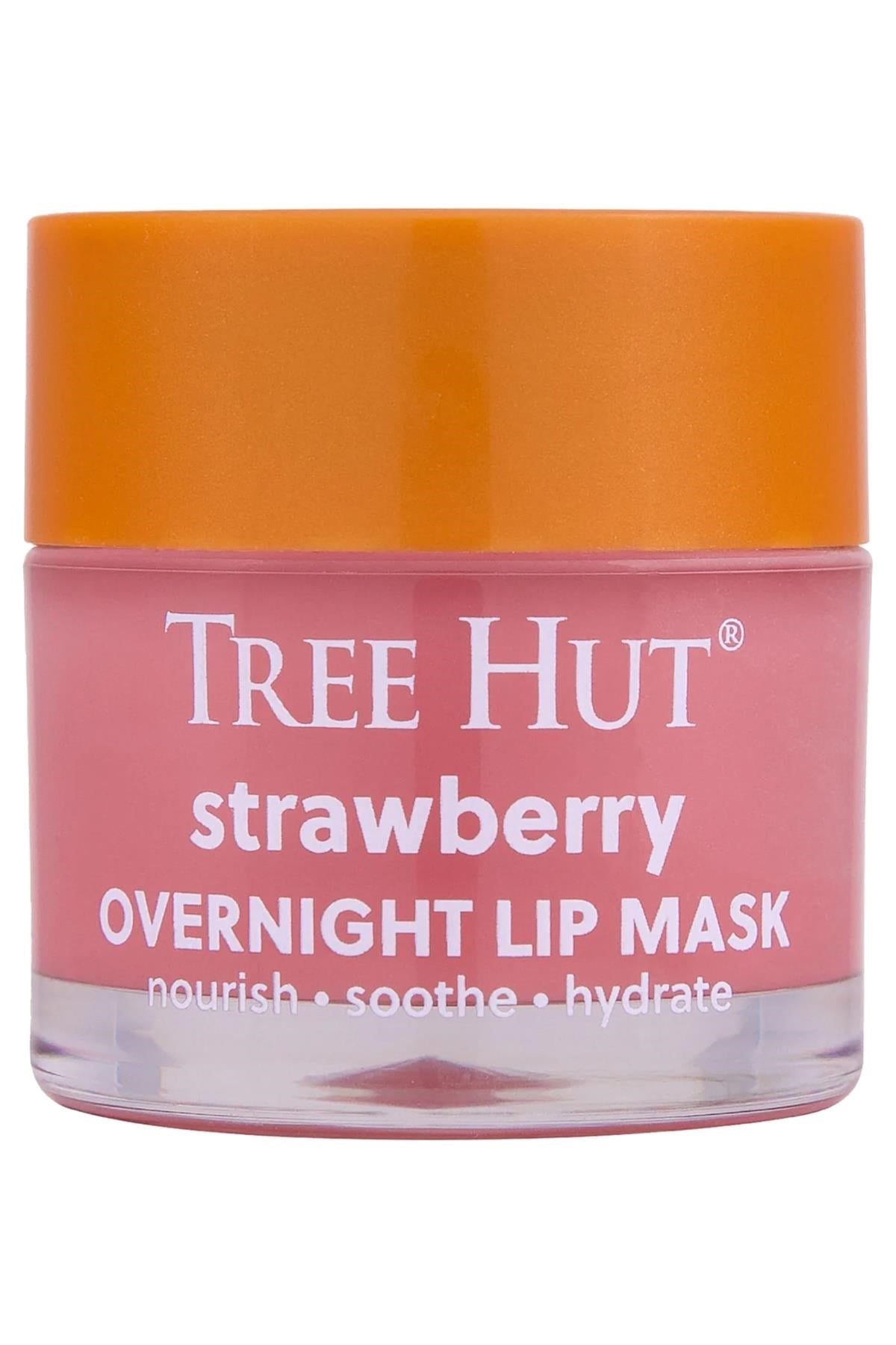 Tree Hut Strawberry Gece Boyu Nemlendirici Dudak Maskesi 17GR