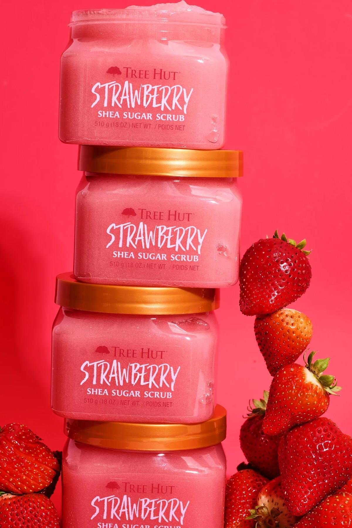 Tree Hut Strawberry Shea Sugar Scrub Vücut Peelingi 510GR