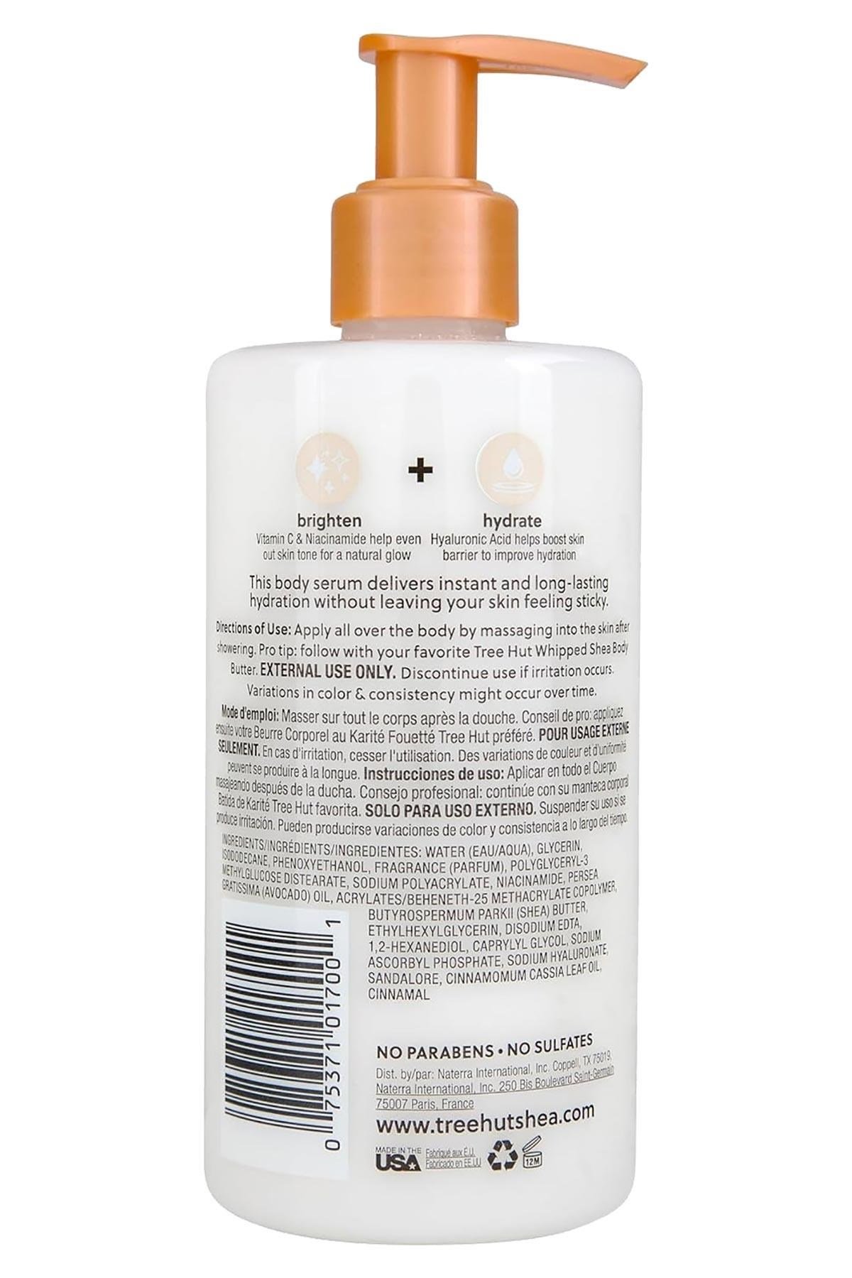 Tree Hut Vanilla Aydınlatıcı ve Nemlendirici Vücut Serumu 325ML