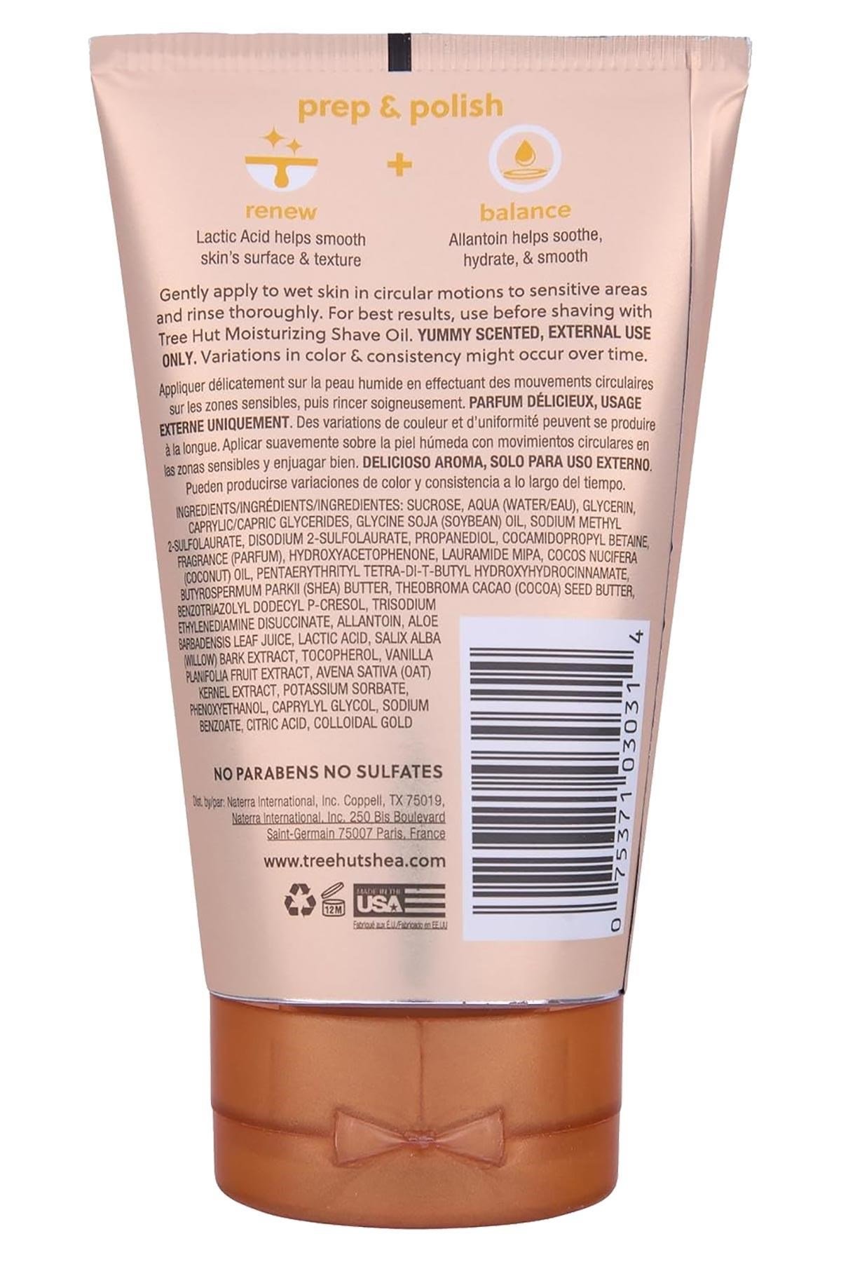 Tree Hut Vanilla Kadın Tıraş Öncesi Arındırıcı Peeling 198GR