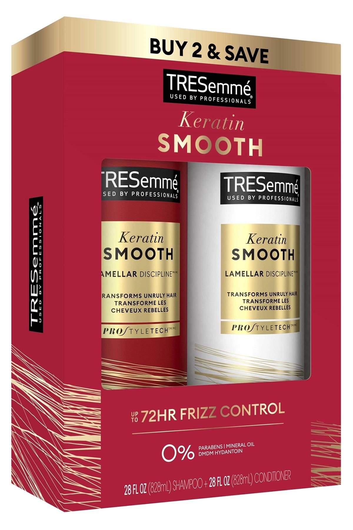 TRESemme Keratin Smooth Kabarma Karşıtı Şampuan ve Saç Kremi Set 2x828ML