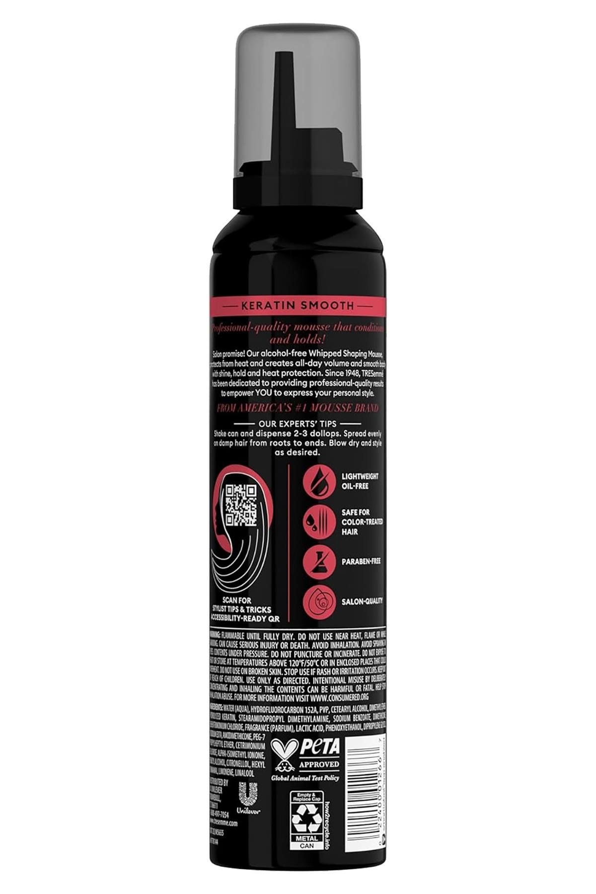 TRESemme Keratin Smooth No:3 Şekillendirici Saç Köpüğü 198GR