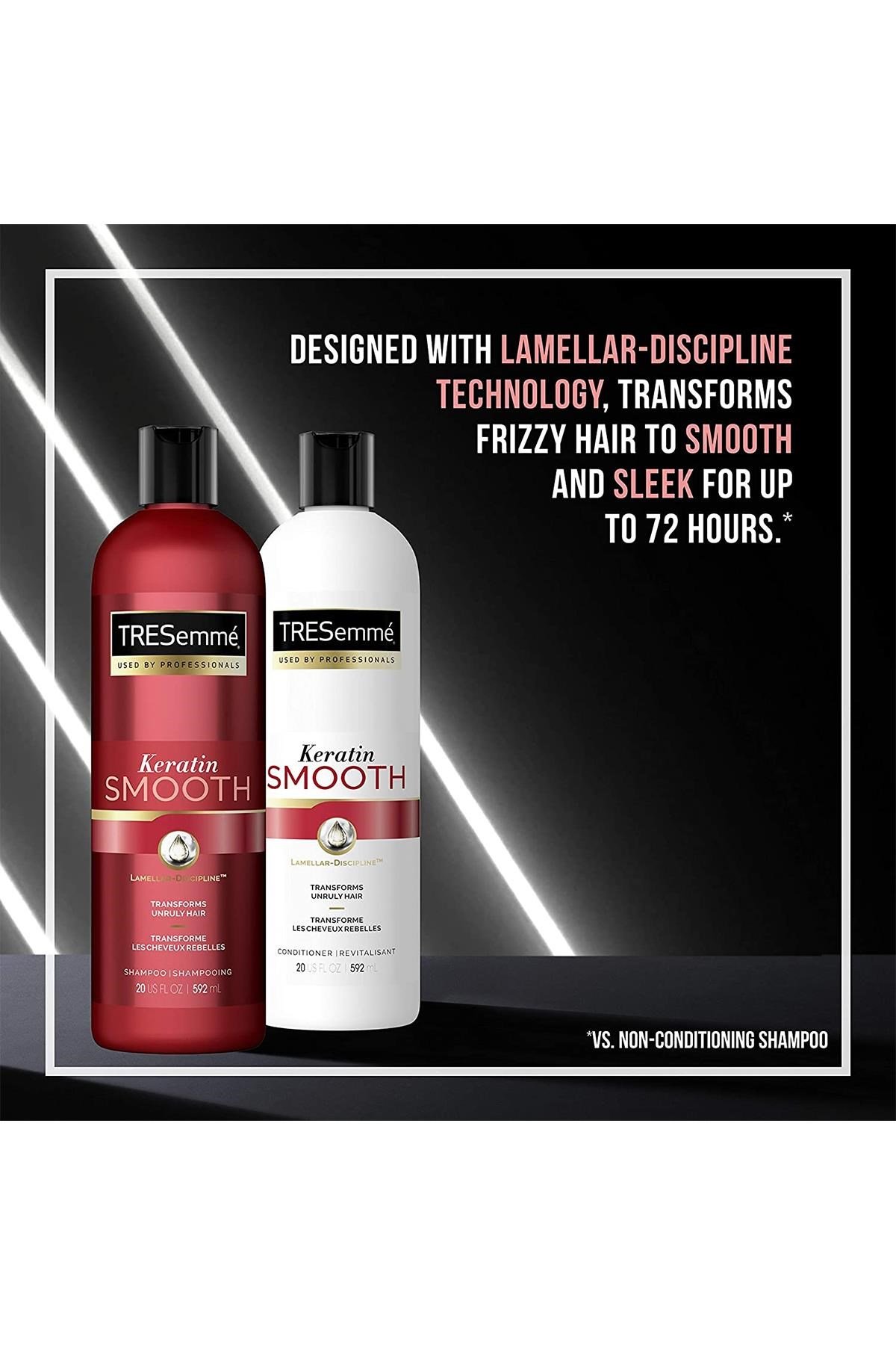 TRESemme P/C Keratin Smooth Kıvırcık Saçlar İçin Bukle Belirginleştirici Saç Kremi 592ML