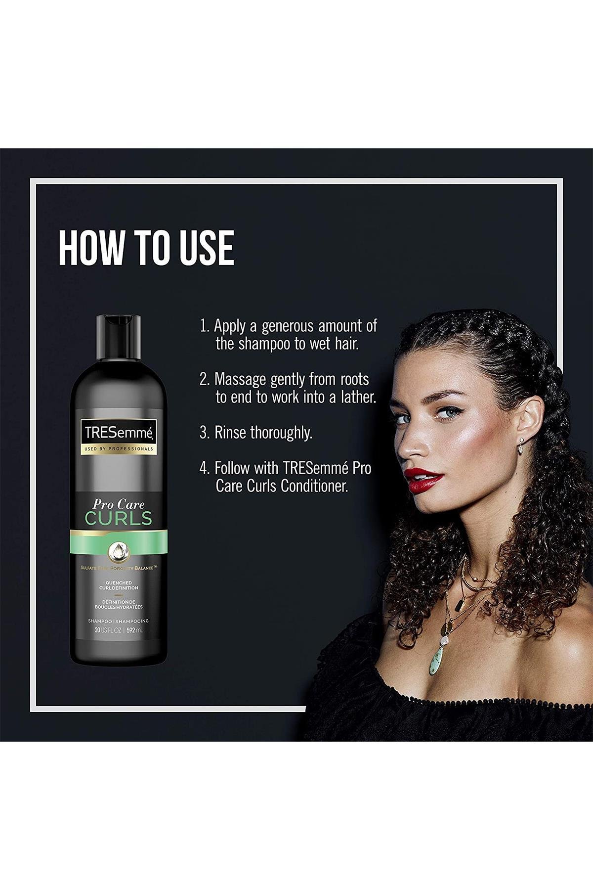 TRESemme P/C Kıvırcık Saçlar İçin Bukle Belirginleştirici Sülfatsız Şampuan 592ML